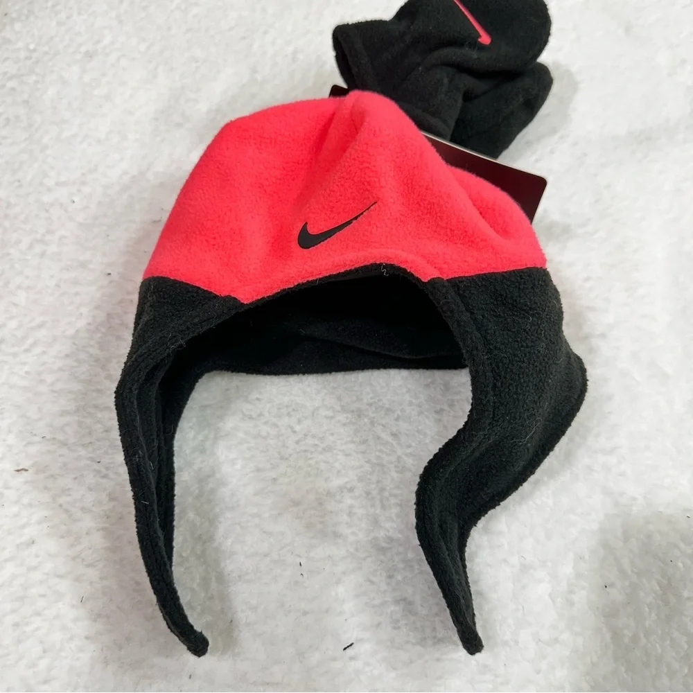 Baby Nike Hat and Mitten Set